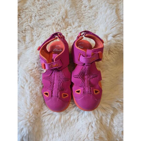 Clarks Cloud Comfort Ezera Sea Closed toe Sandals Cushion lightweight size 10 - Picture 6 of 7